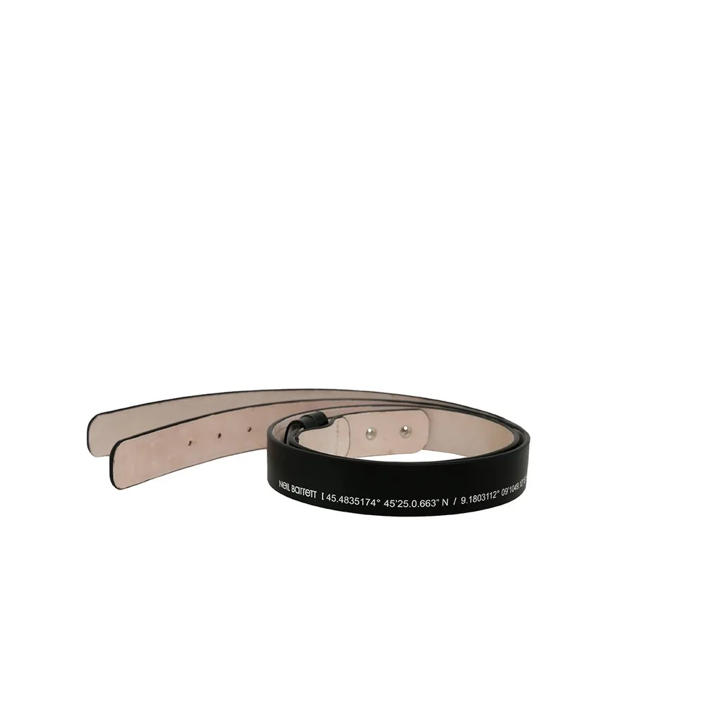 Neil Barrett Logo Printed Belt