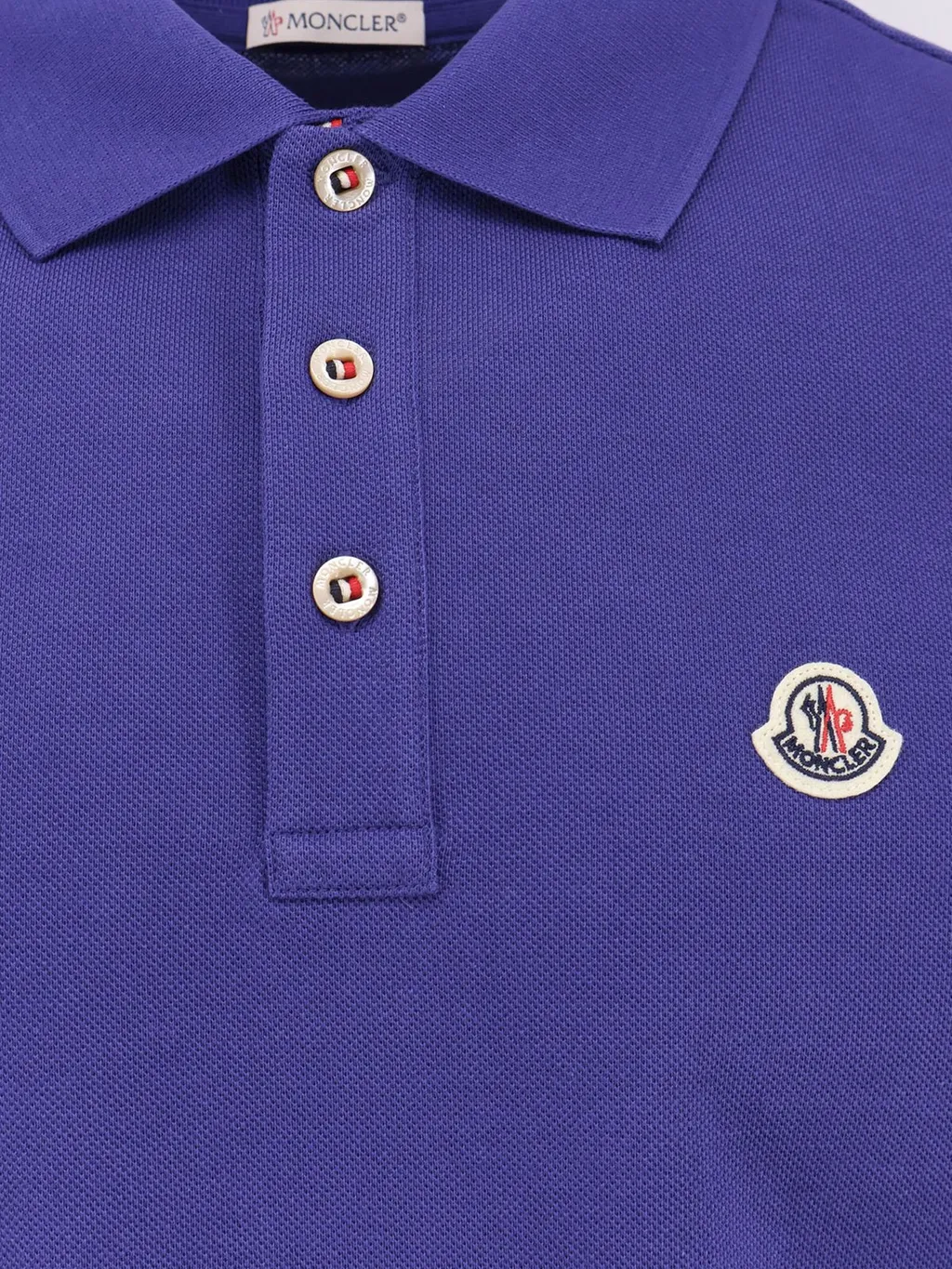 Moncler Logo Patch Short-Sleeved Polo Shirt