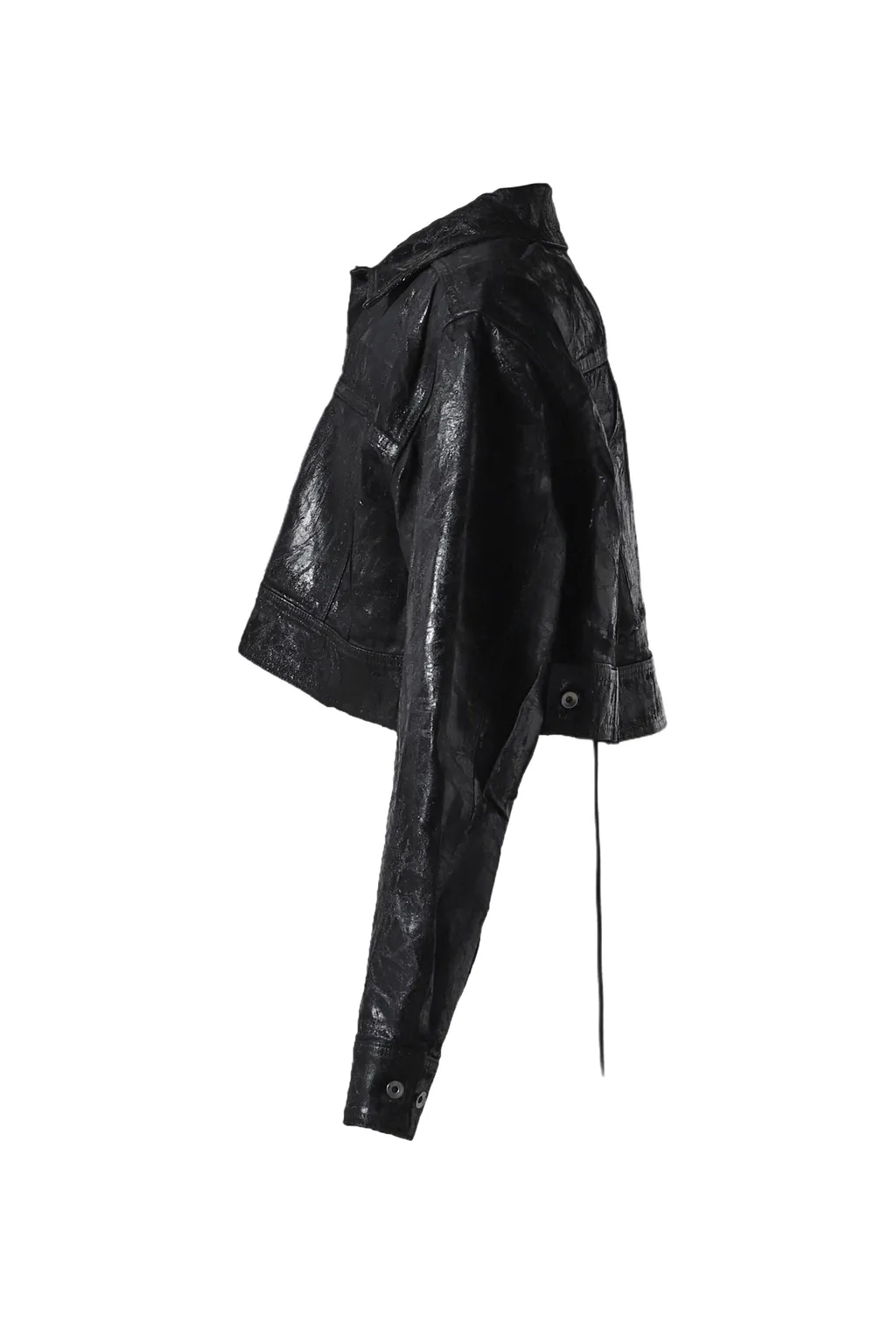 Cropped Jumbo Worker Jkt / Blk