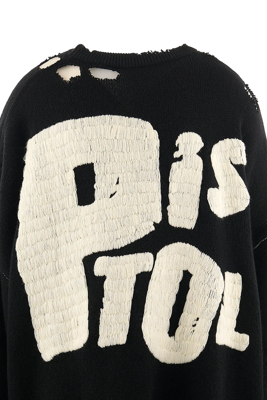 Sp_Crew Knt/I Am A / Blk