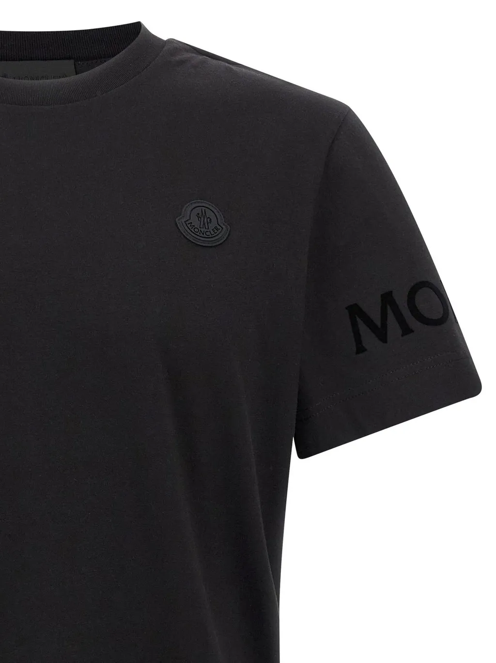 Moncler Logo Patch Crewneck T-Shirt