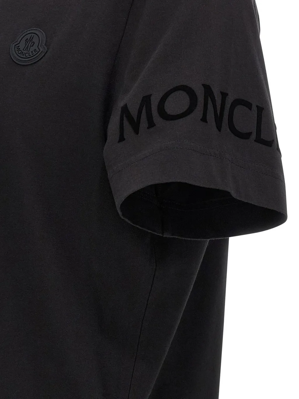 Moncler Logo Patch Crewneck T-Shirt