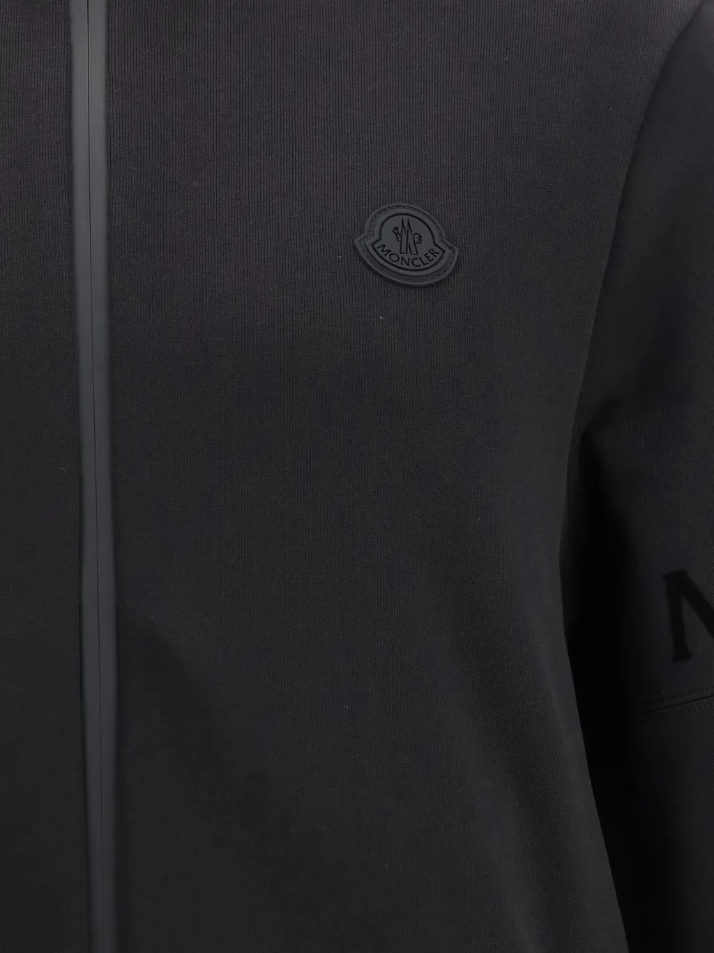 Moncler Logo Patch Zipped Sweatshirt