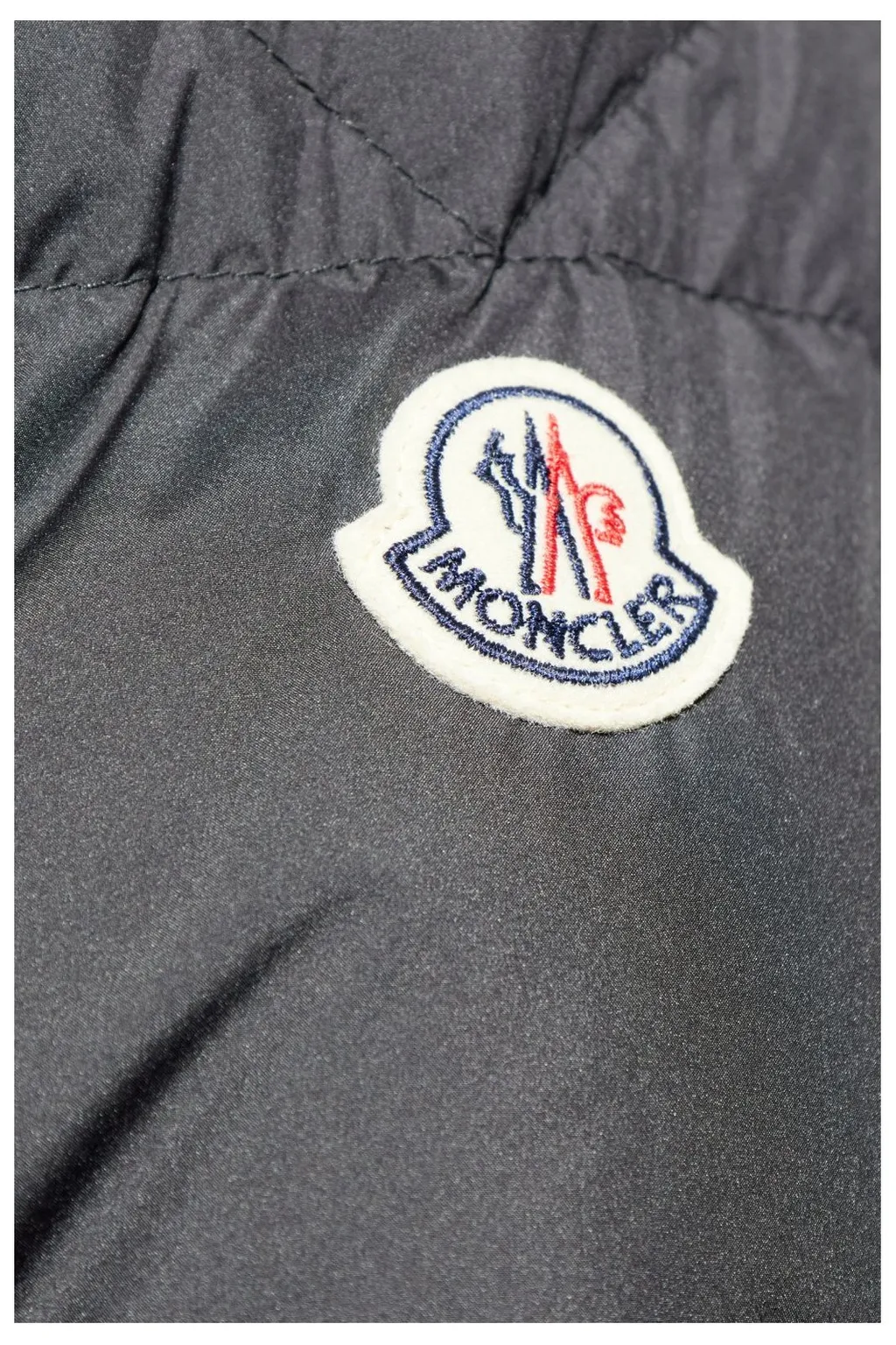 Moncler Logo Patch Zip-Up Jacket