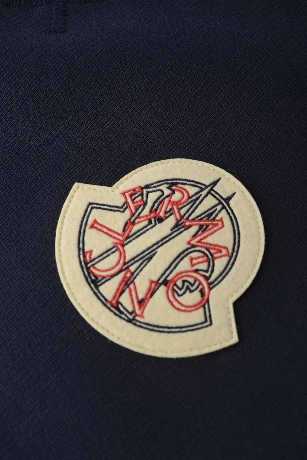 Moncler Archive Logo Patch Crewneck Sweatshirt