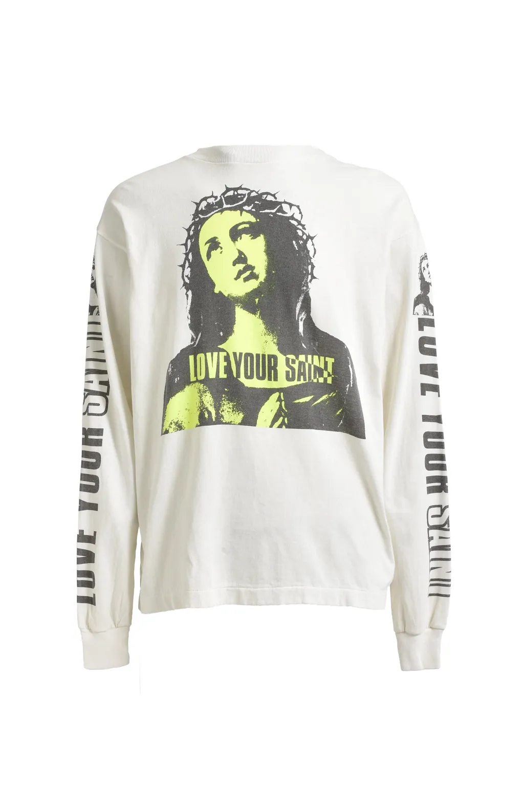 Ls Tee/Love Ur Saint / Wht