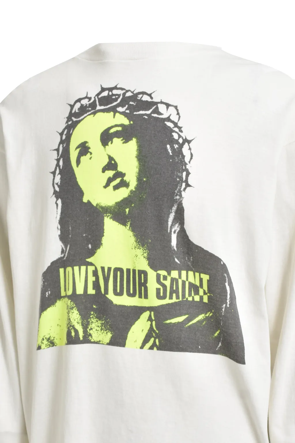 Ls Tee/Love Ur Saint / Wht