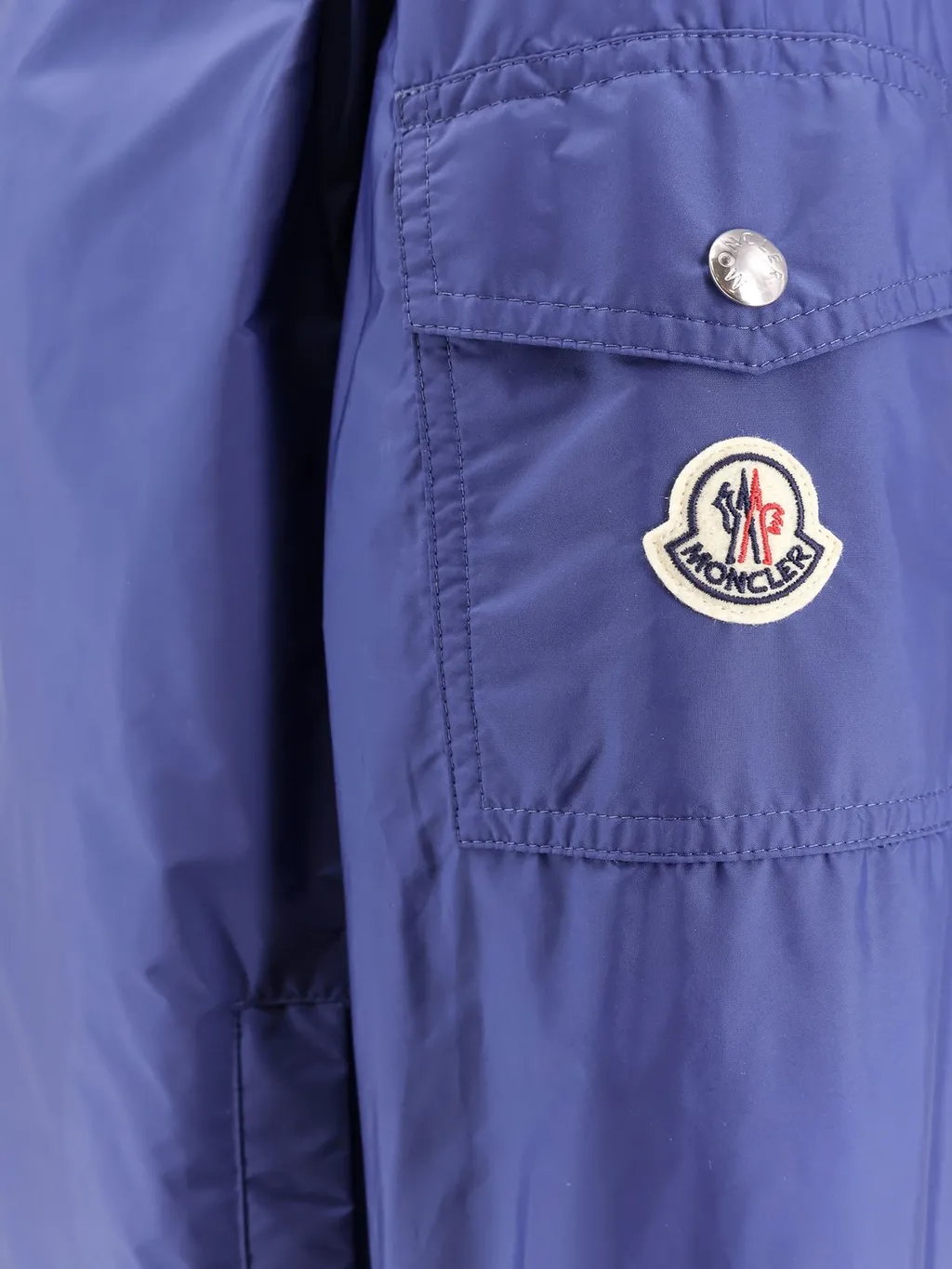 Moncler Etiache Zip-Up Hooded Rain Jacket