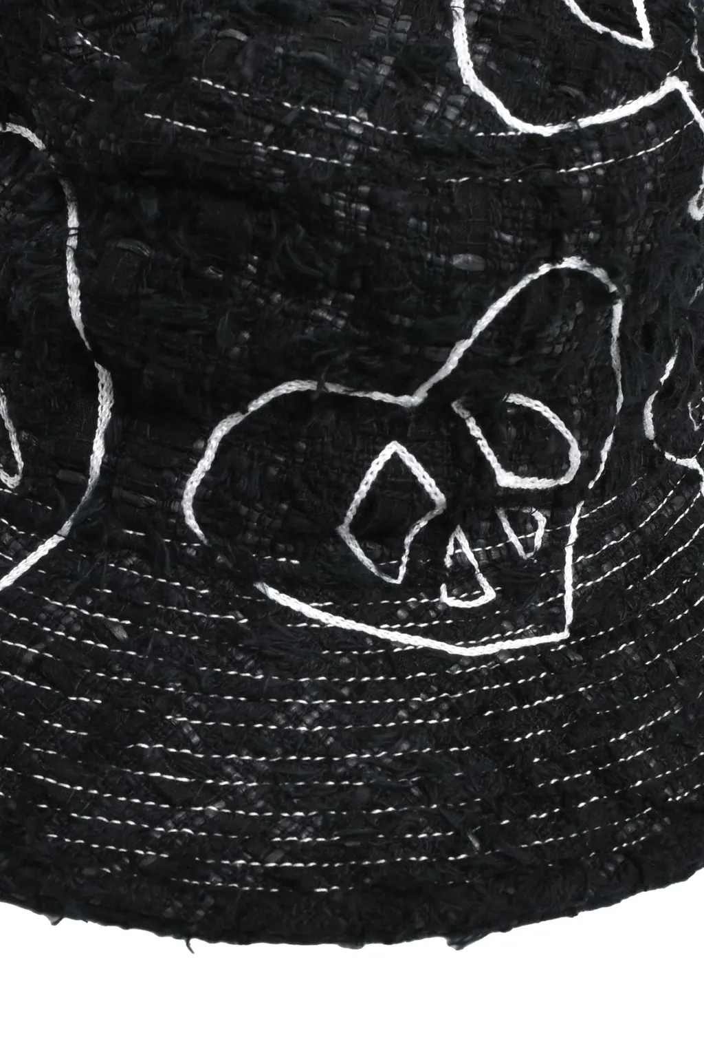 Tweed Bucket Hat Black