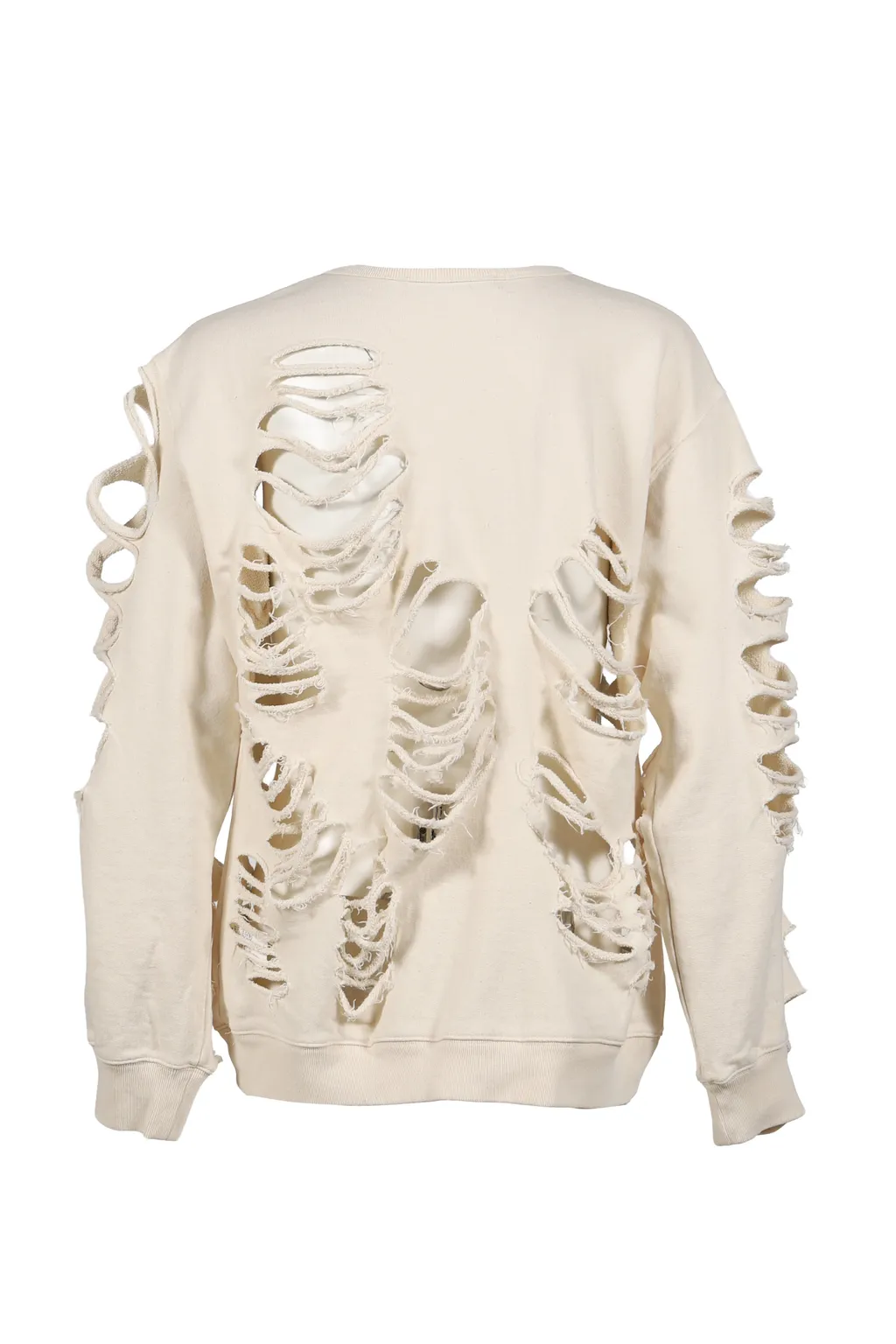 Distressed Crewneck / Bei