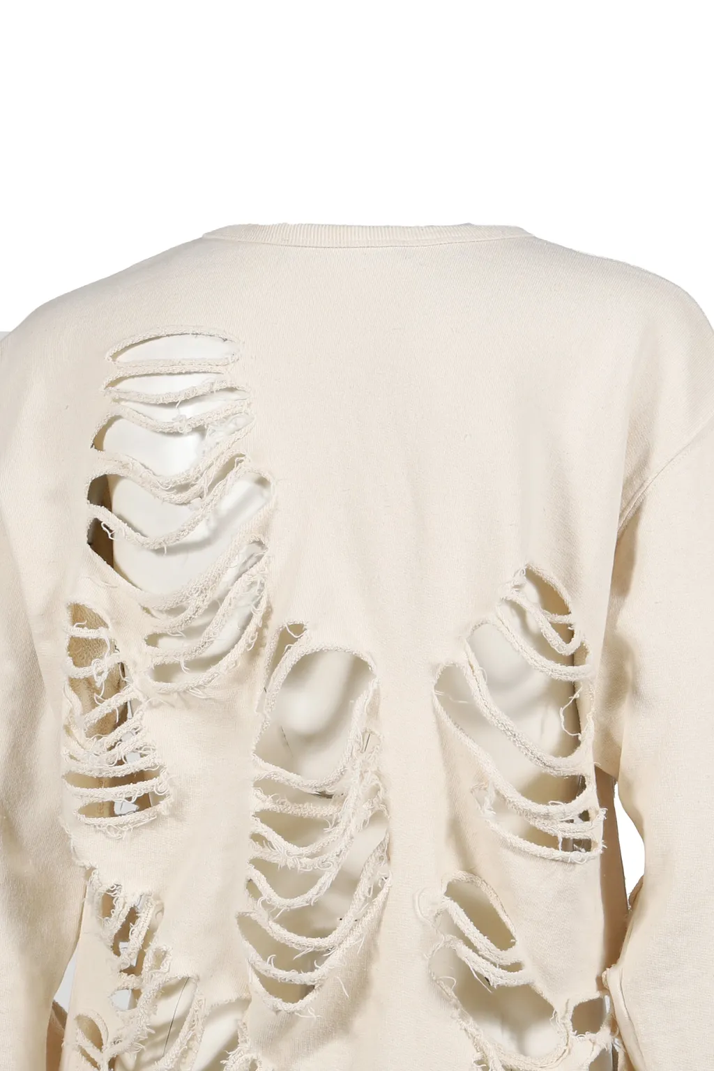 Distressed Crewneck / Bei