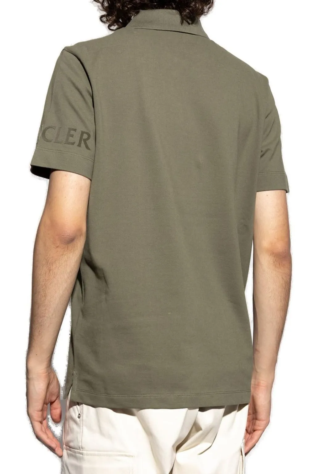 Moncler Logo Patch Short-Sleeved Polo Shirt