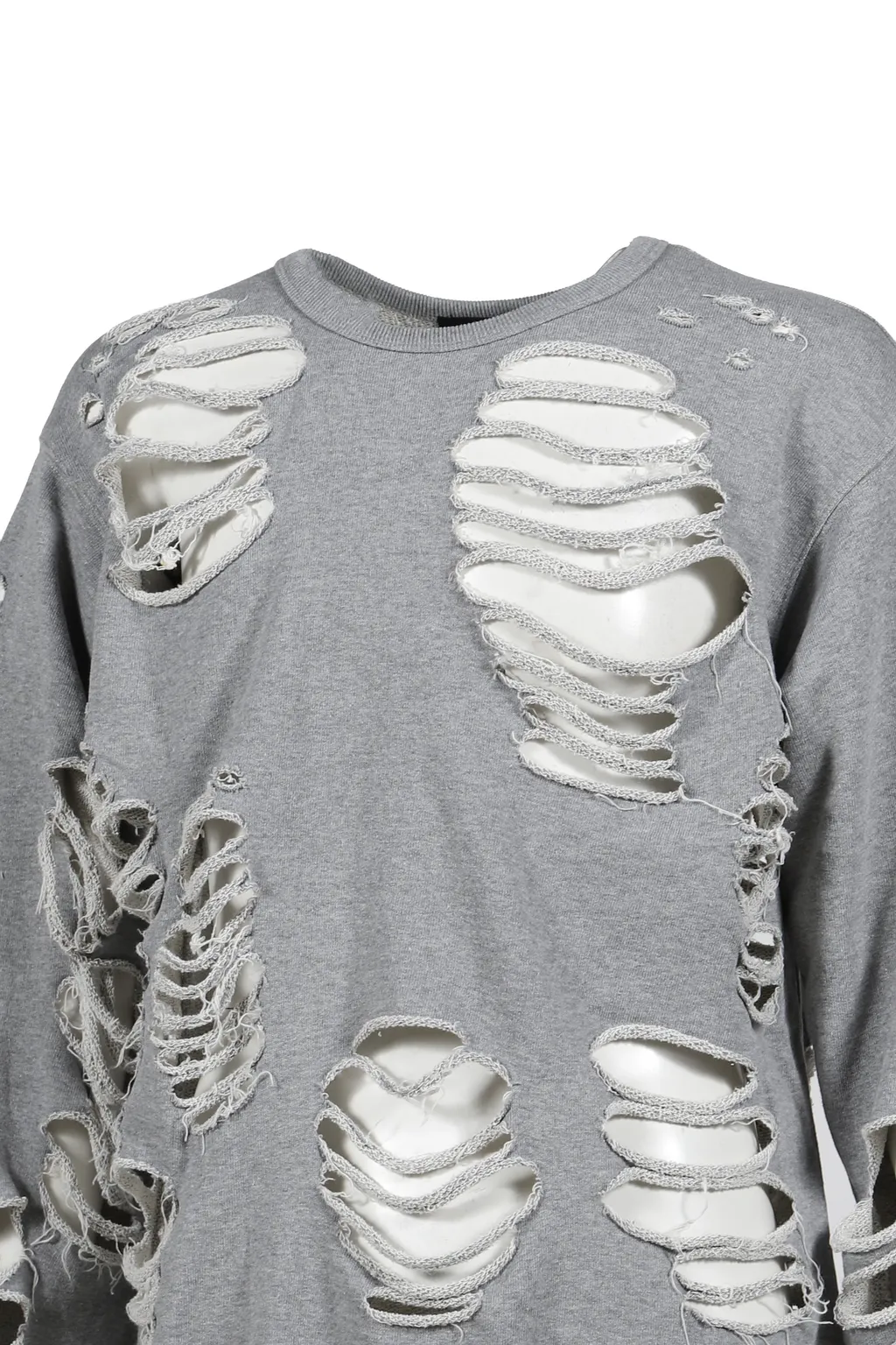 Distressed Crewneck / Gry