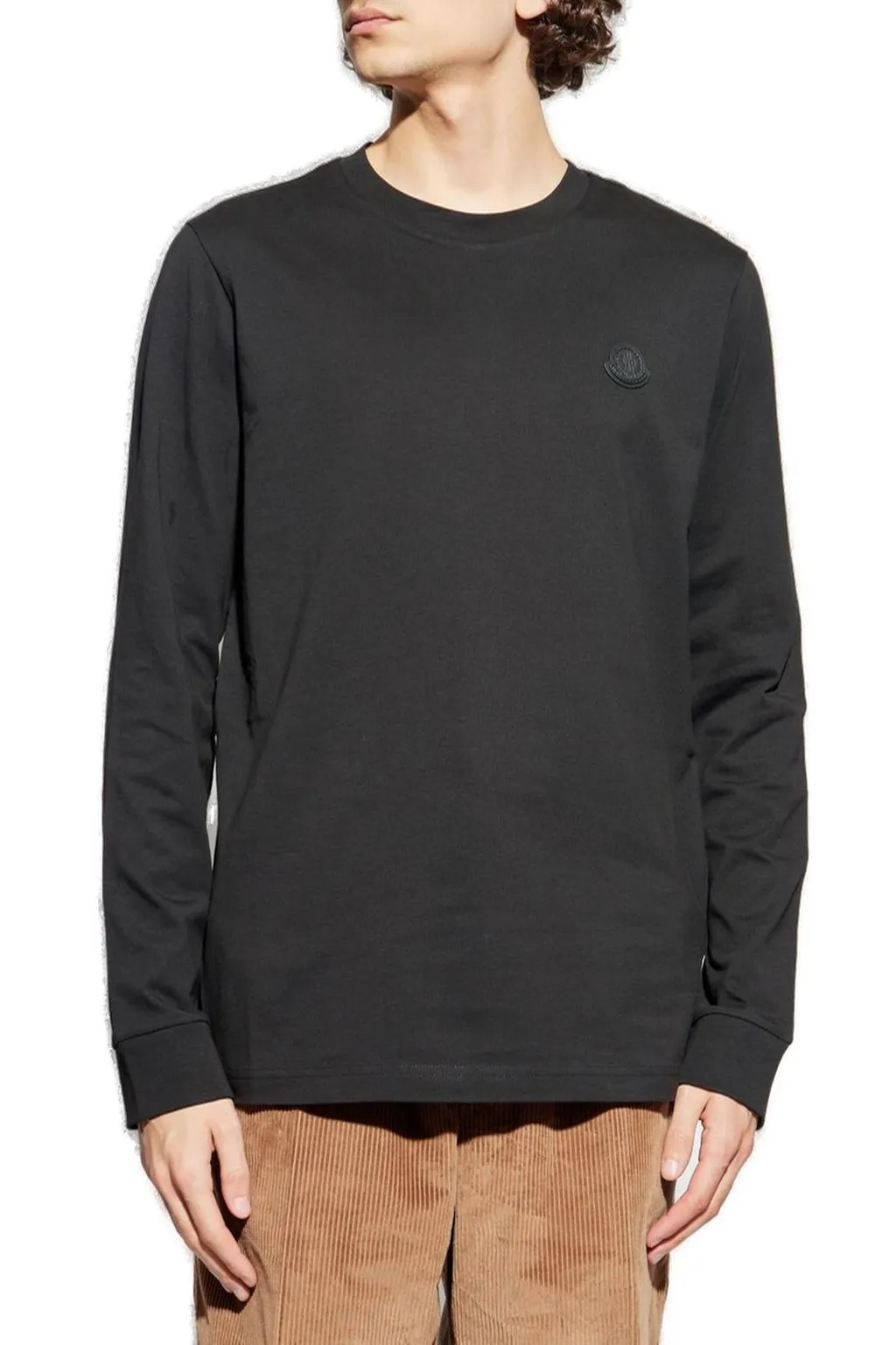Moncler Logo Patch Crewneck T-Shirt