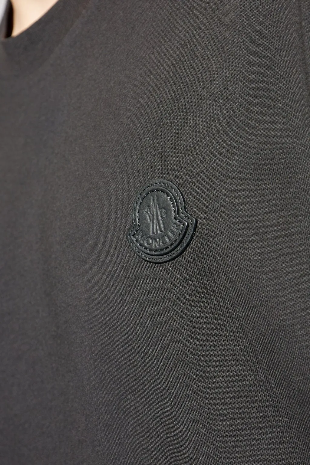 Moncler Logo Patch Crewneck T-Shirt