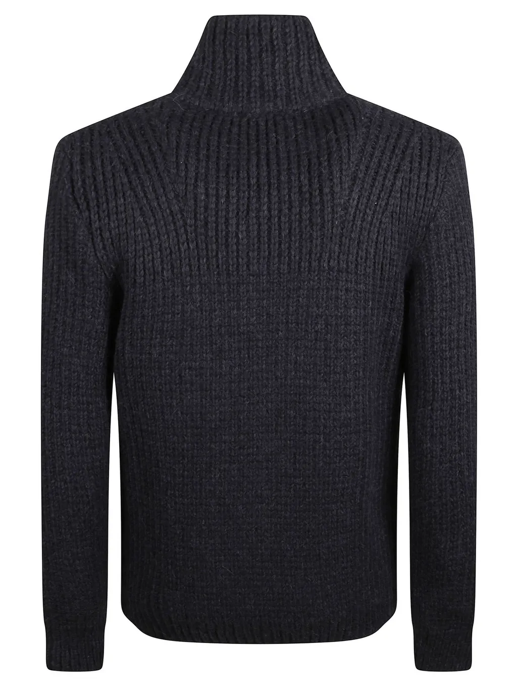 Moncler Logo Patch Zip-Up Cardigan