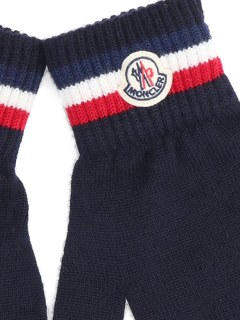 Moncler Logo Patch Knitted Gloves