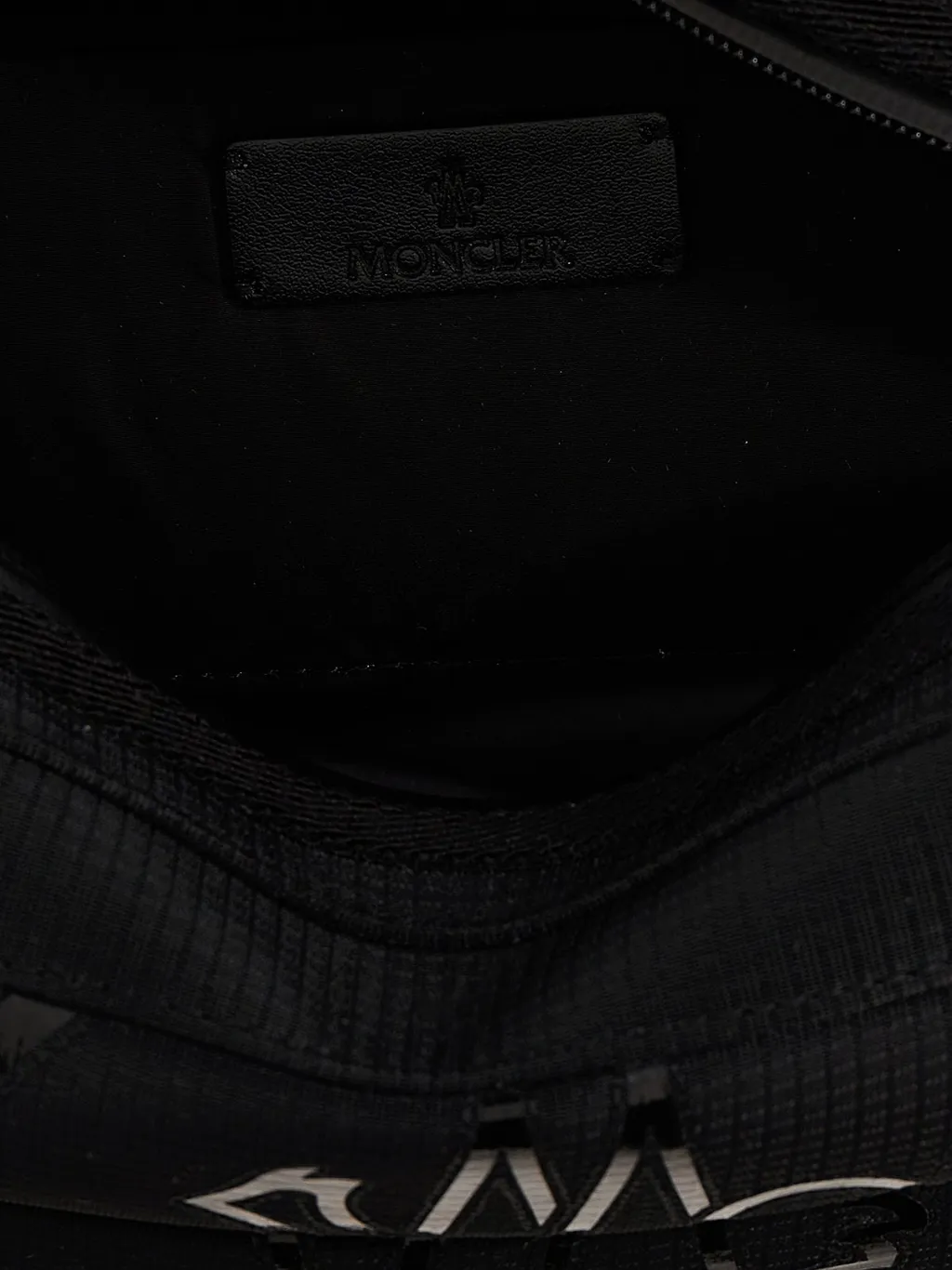 Moncler Logo Printed Zip-Up Camera Bag