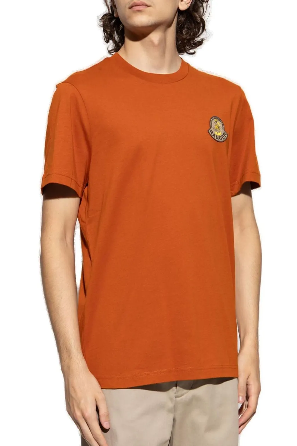 Moncler Mon Duck Logo Patch Crewneck T-Shirt