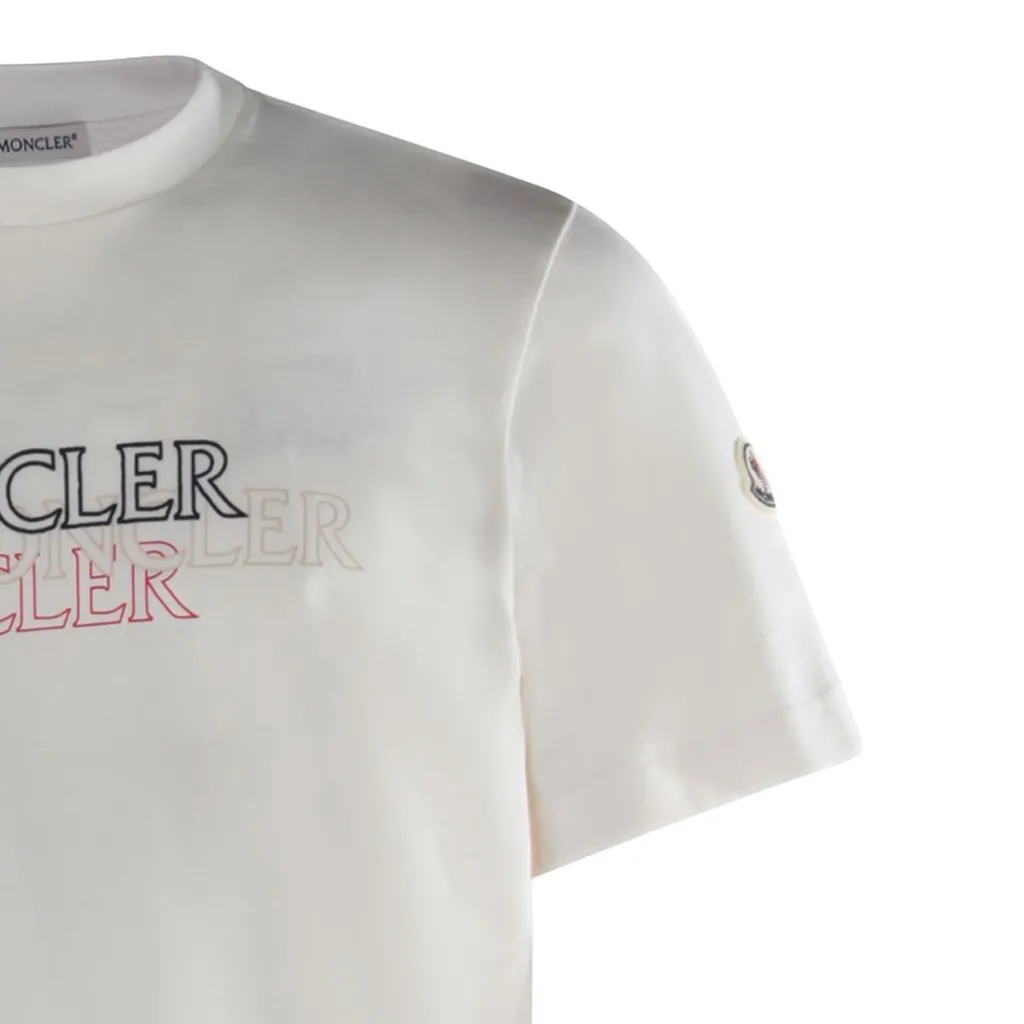 Moncler Logo Printed Crewneck T-Shirt