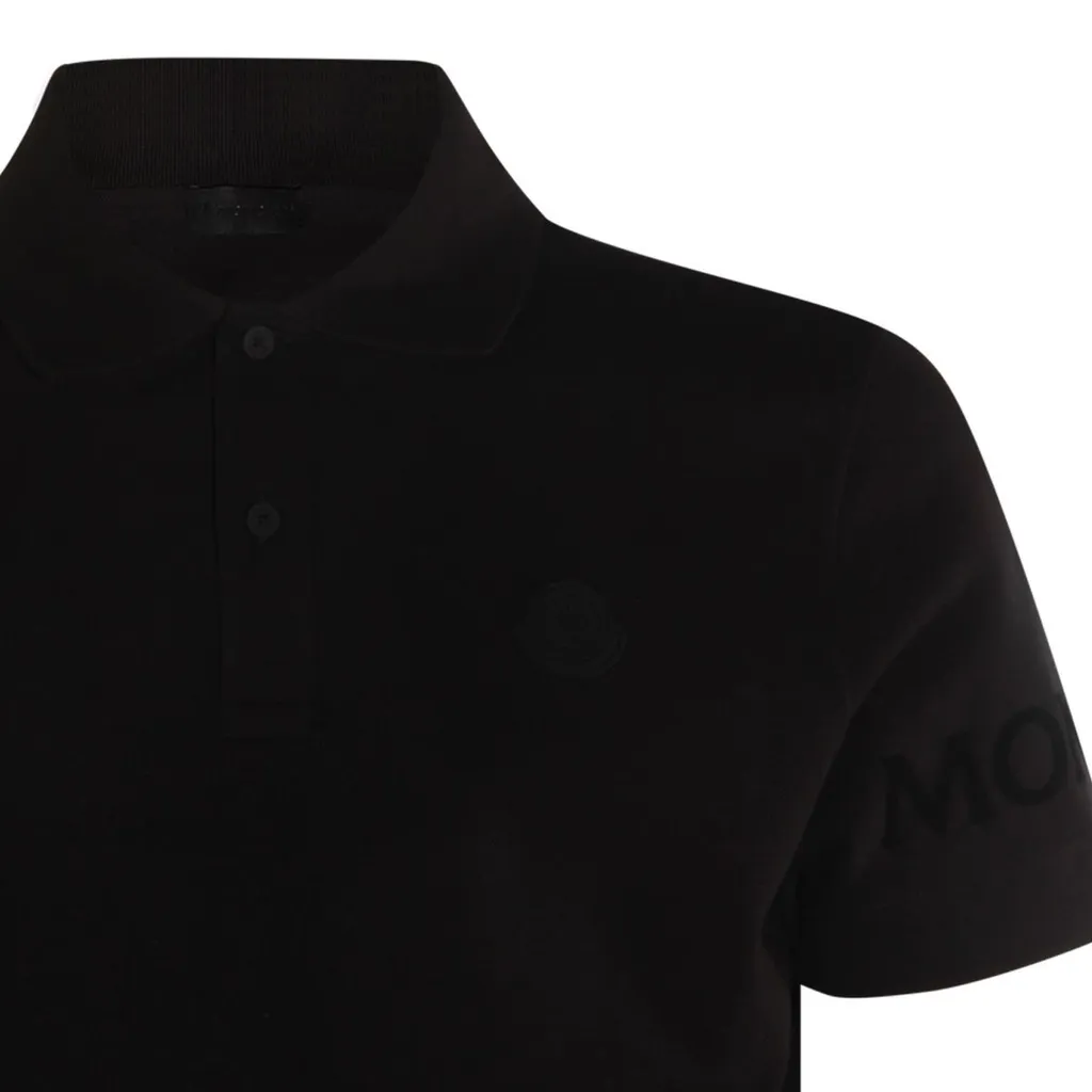 Moncler Logo Patch Short-Sleeved Polo Shirt
