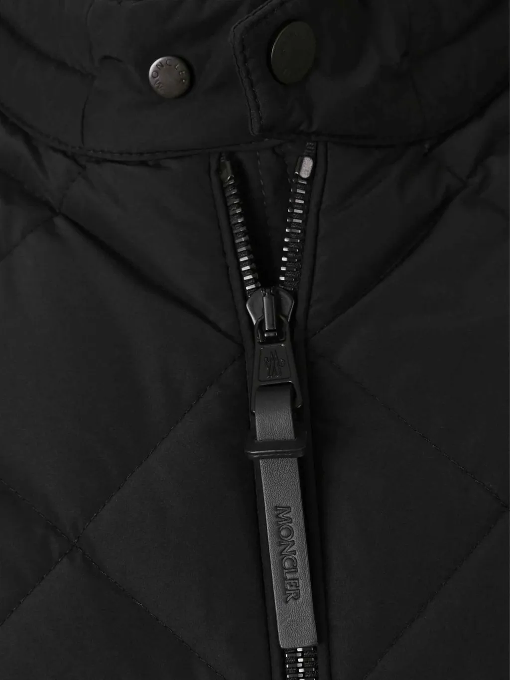 Moncler Logo Patch Short Puffer Jacket