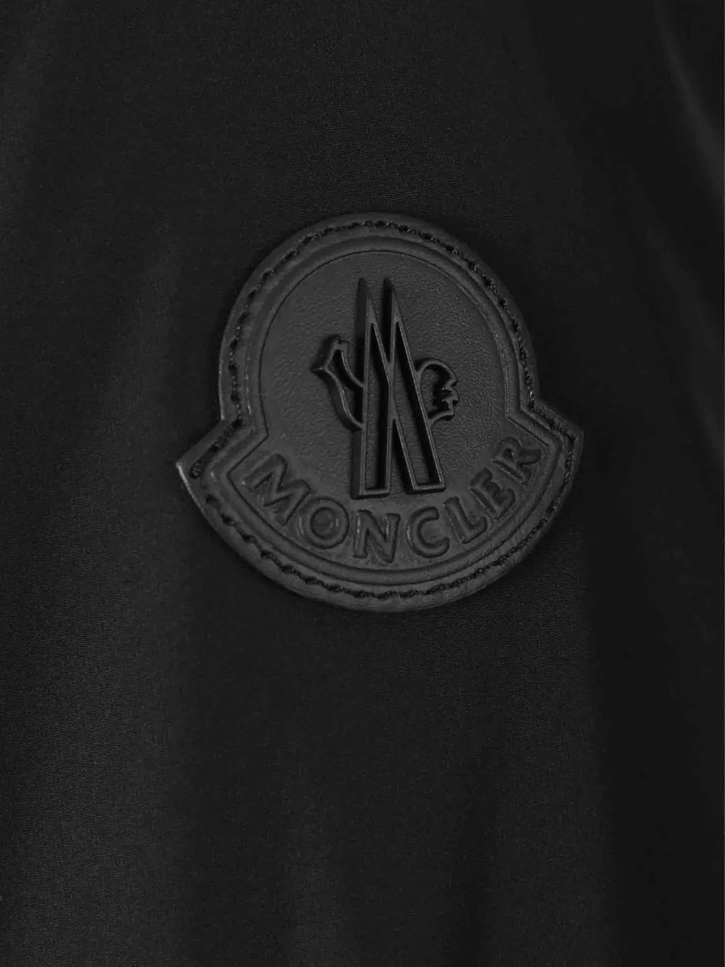 Moncler Logo Patch Short Puffer Jacket