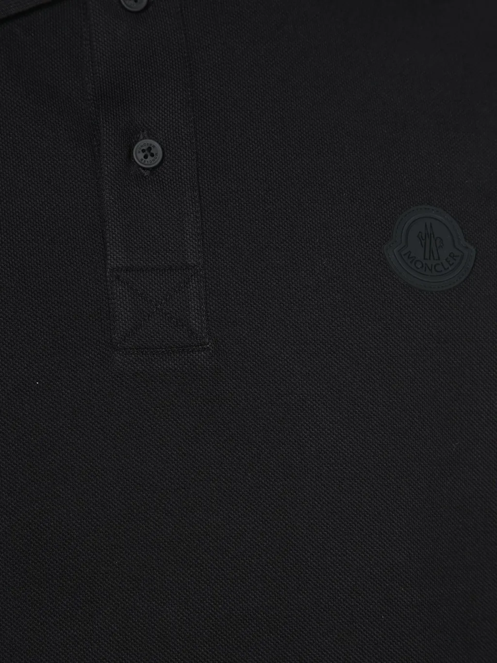 Moncler Logo Patch Short-Sleeved Polo Shirt