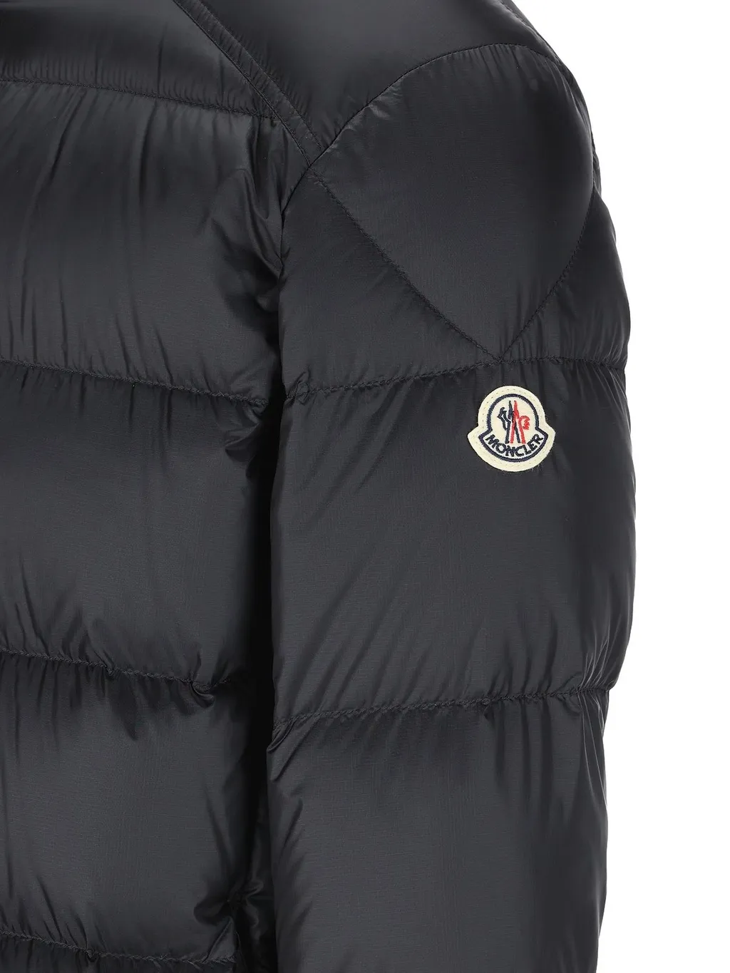 Moncler Logo Patch Zip-Up Padded Jacket