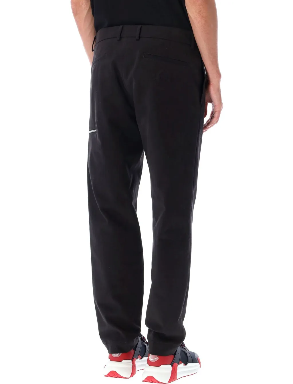 Moncler Logo Embossed Straight-Leg Trousers
