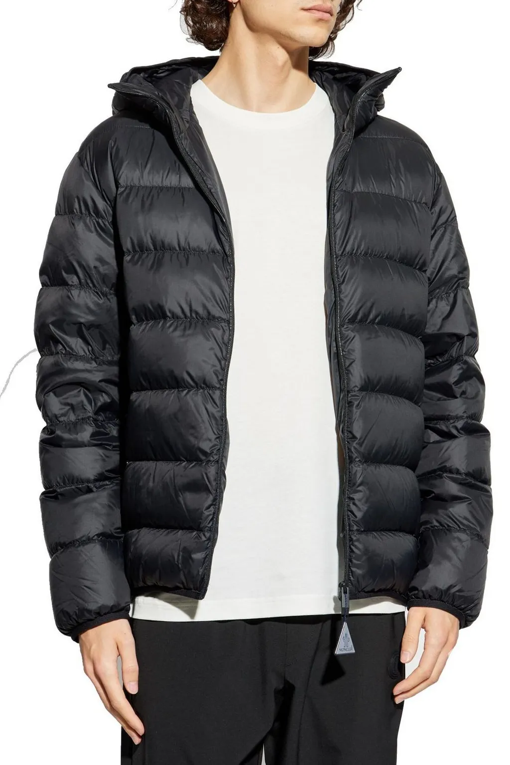 Moncler Erdon Zip-Up Short Padded Jacket