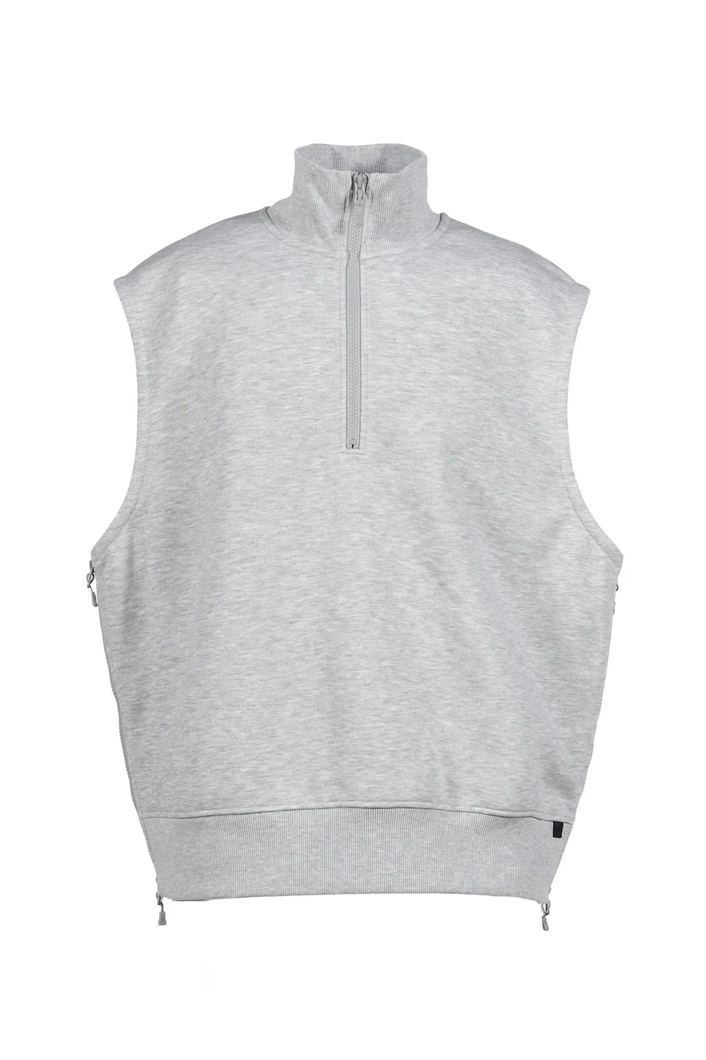 Tech Sweat Zip Vest Pullover / Heather Gry
