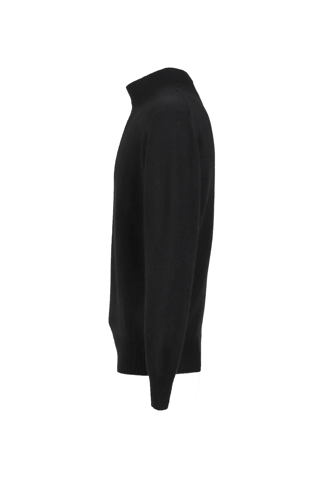 Mock Neck Sweater / Black