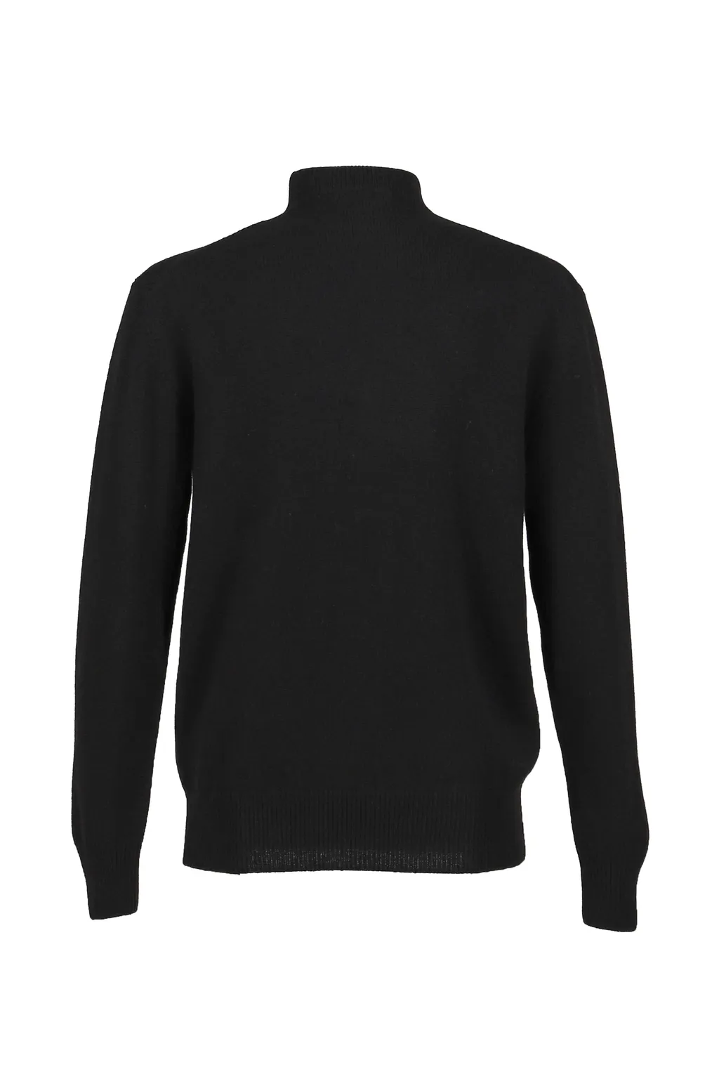 Mock Neck Sweater / Black