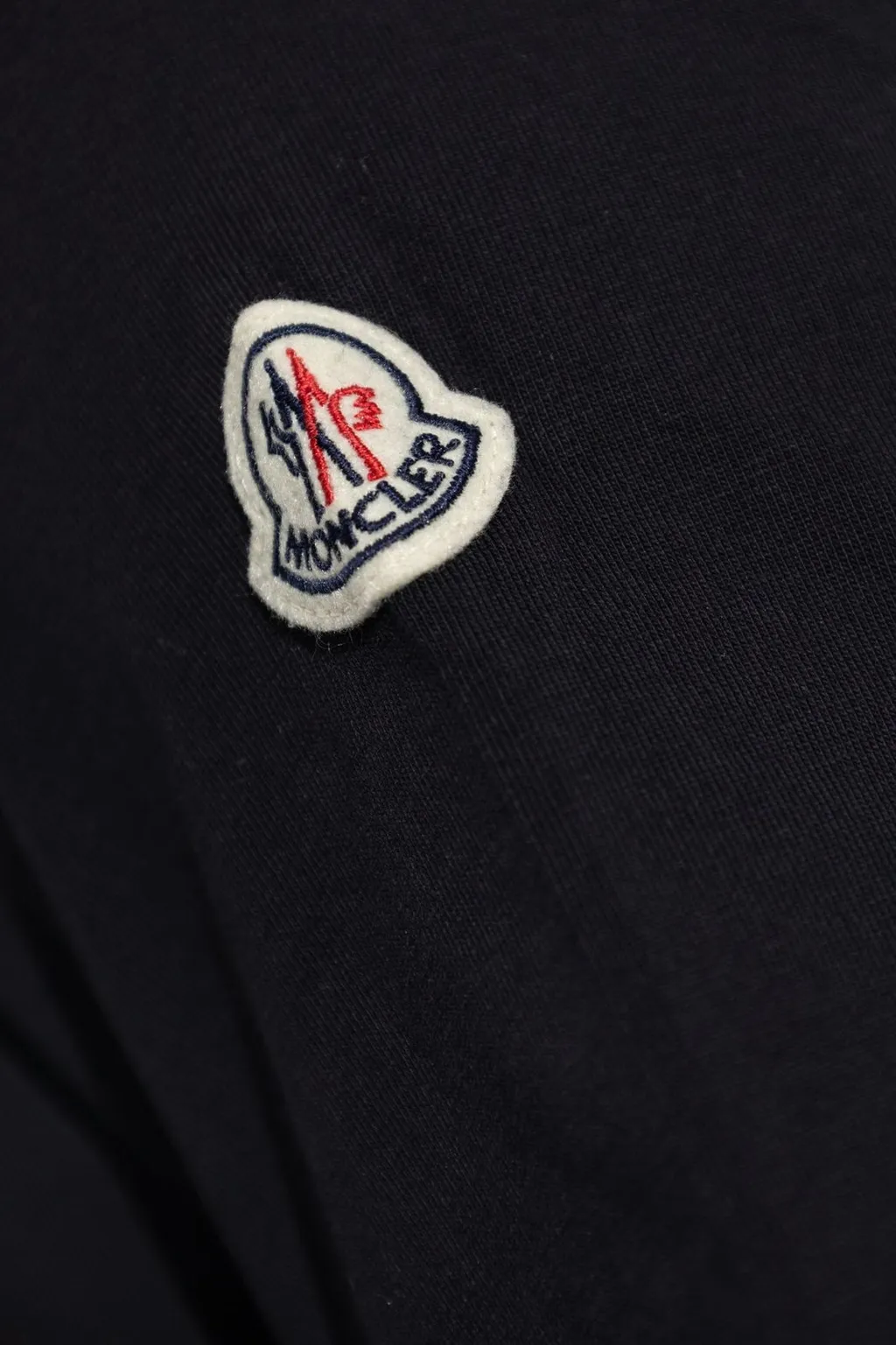 Moncler Logo Patch Crewneck T-Shirt