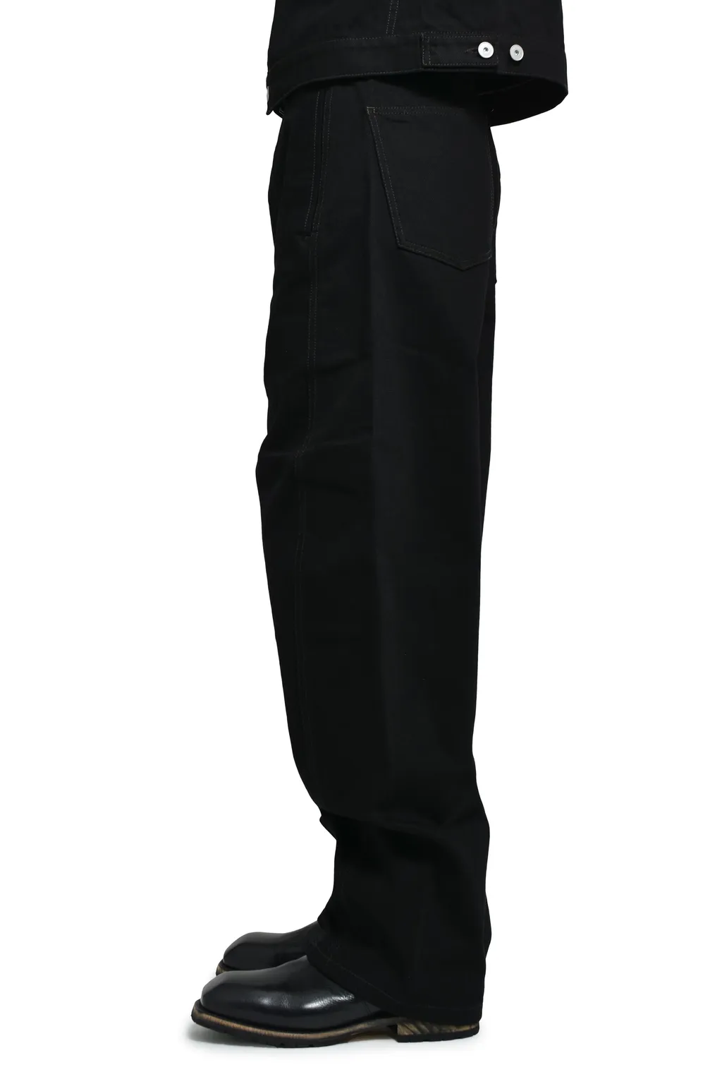 Twisted Belted Pants / Black