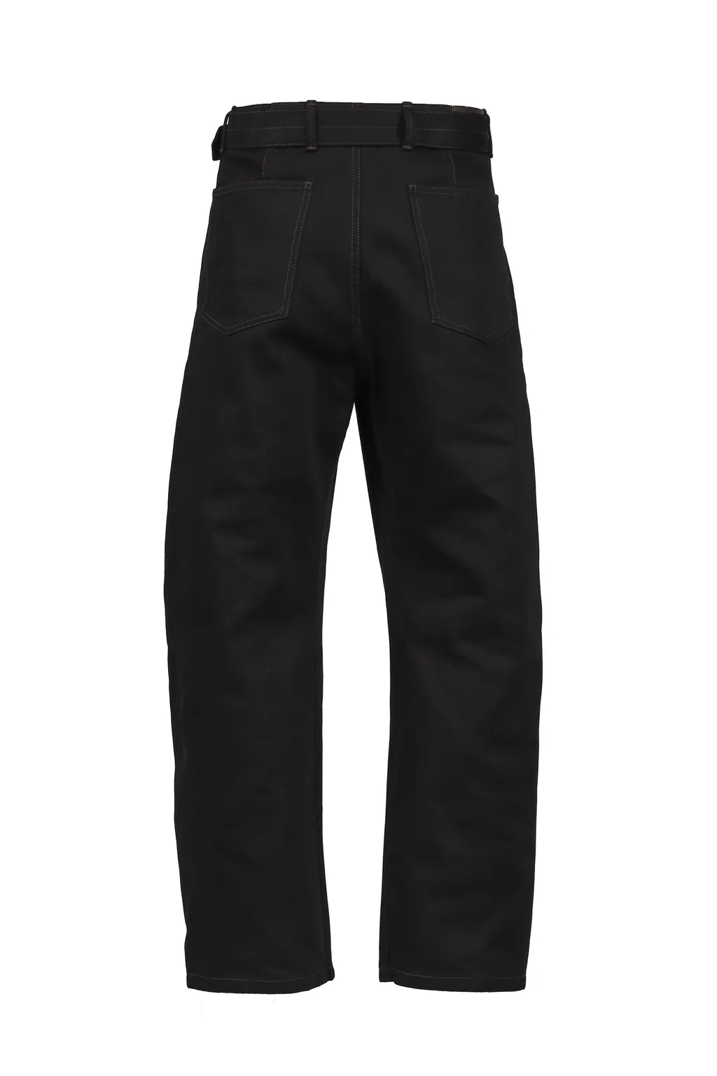 Twisted Belted Pants / Black
