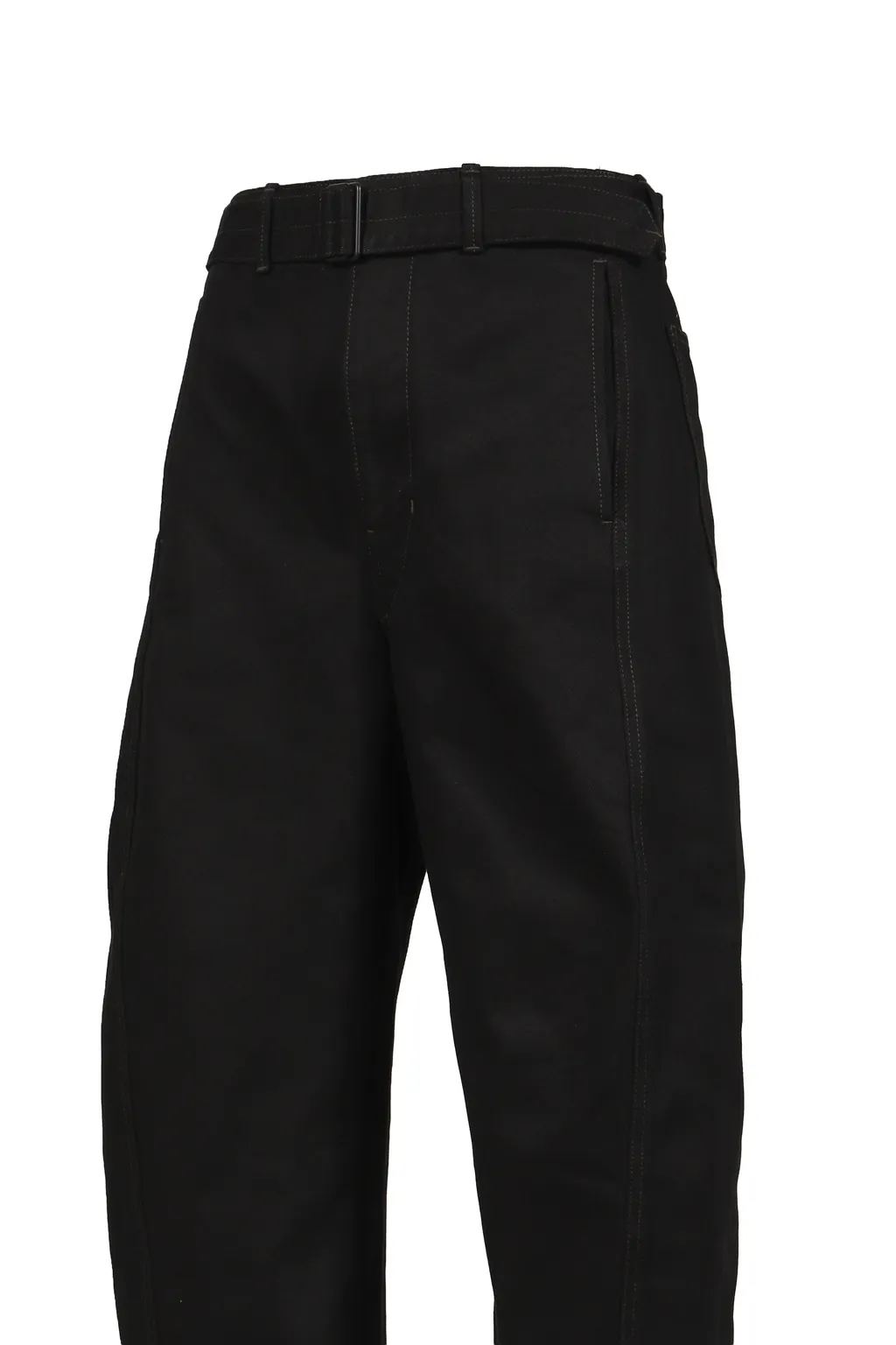 Twisted Belted Pants / Black