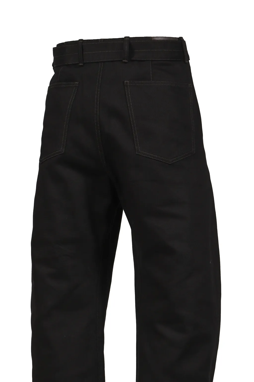 Twisted Belted Pants / Black