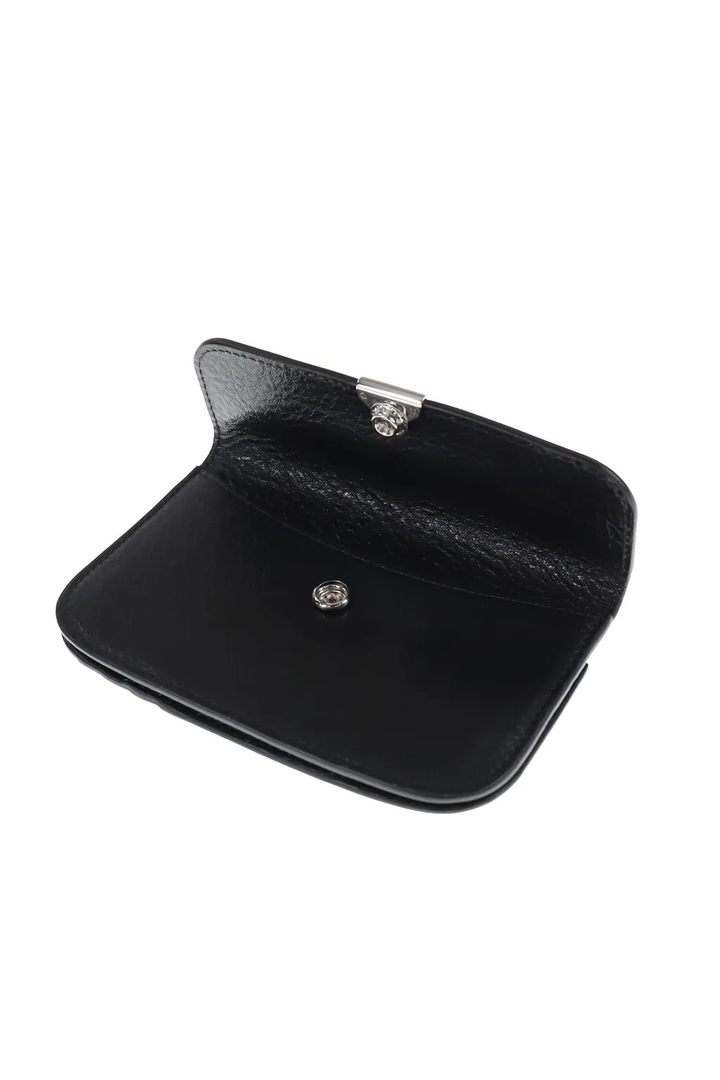 Soft Tab Card Holder Coin Purse / Blk