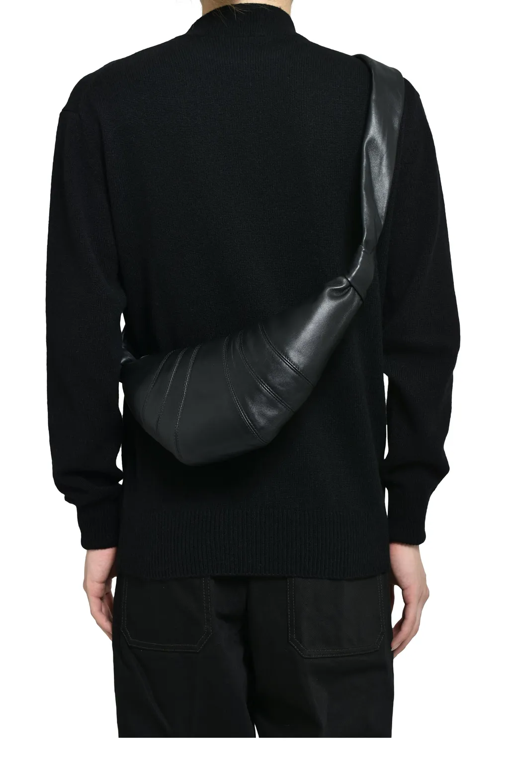 Small Croissant Bag / Black