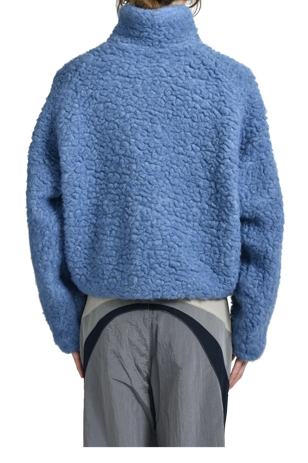 Woven Varsity Jacket / Blue