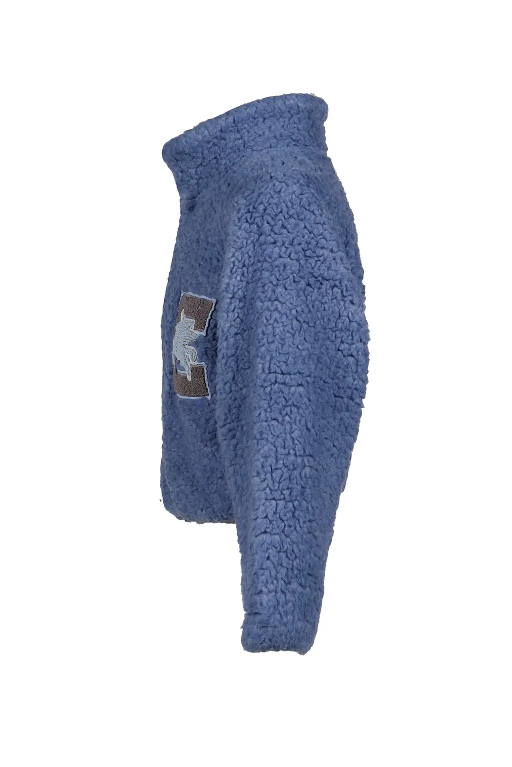 Woven Varsity Jacket / Blue
