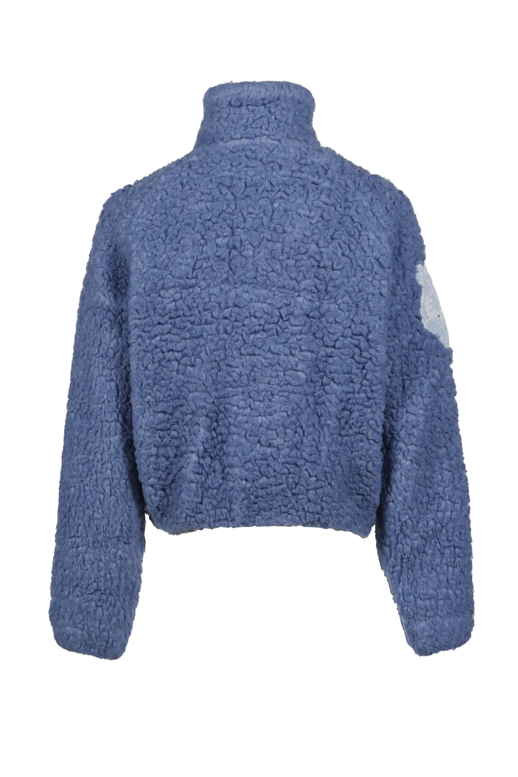 Woven Varsity Jacket / Blue