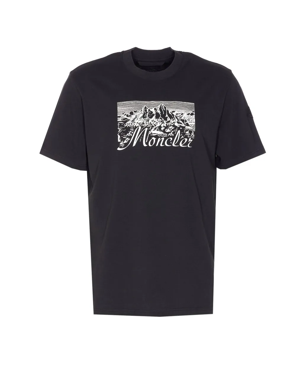 Moncler Logo Printed Crewneck T-Shirt