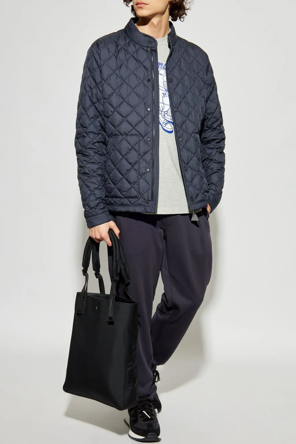 Moncler Logo Printed Crewneck T-Shirt