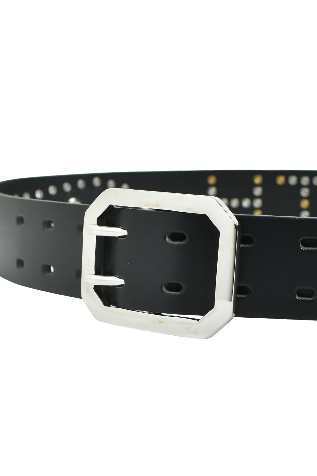 Studs Logo Belt / Black Multi