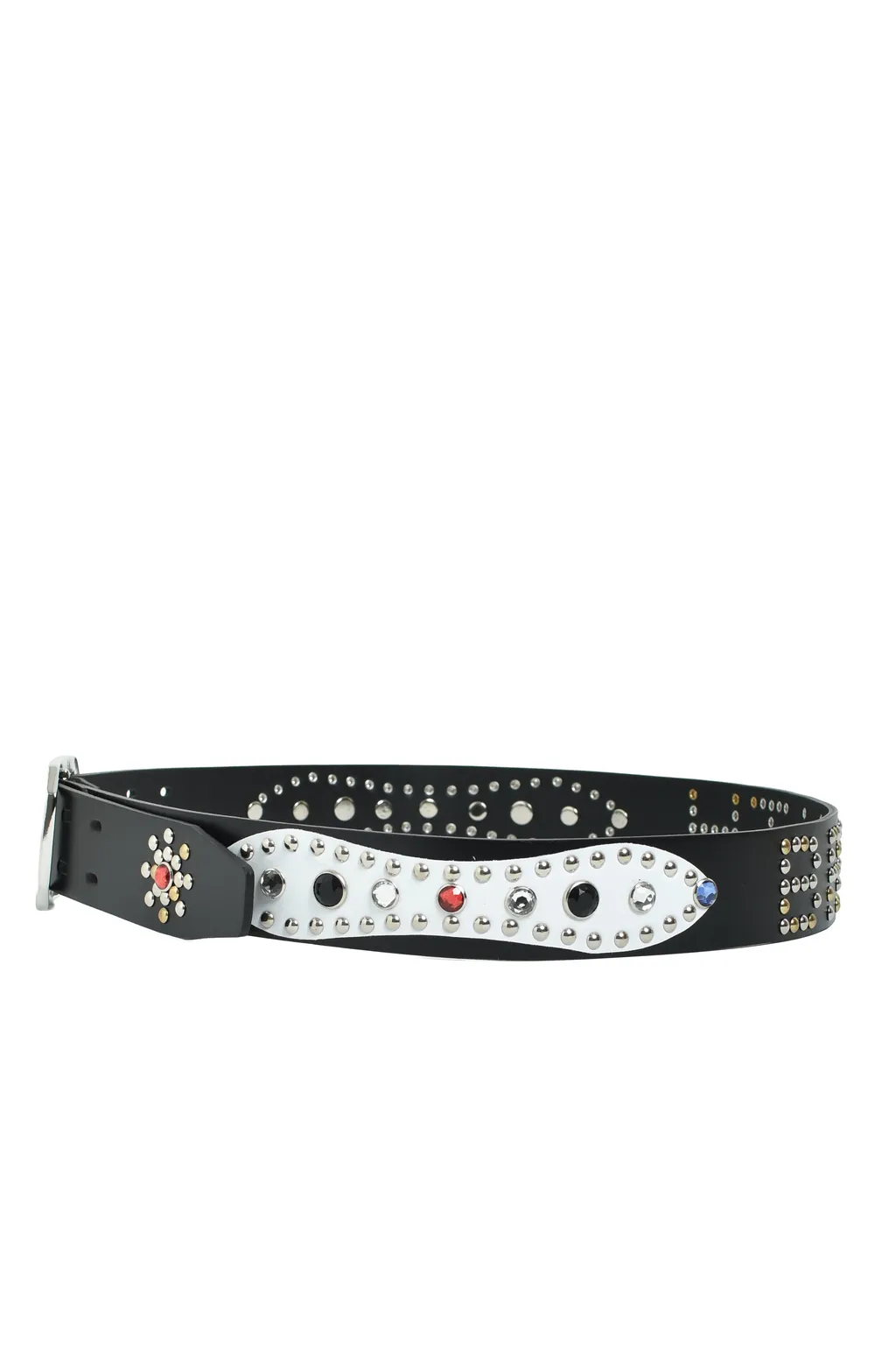 Studs Logo Belt / Black Multi