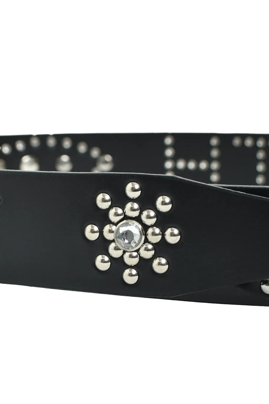Studs Logo Belt / Black