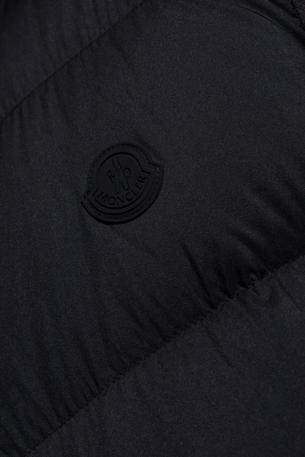 Moncler Guersac Hooded Diagonal-Quilted Vest